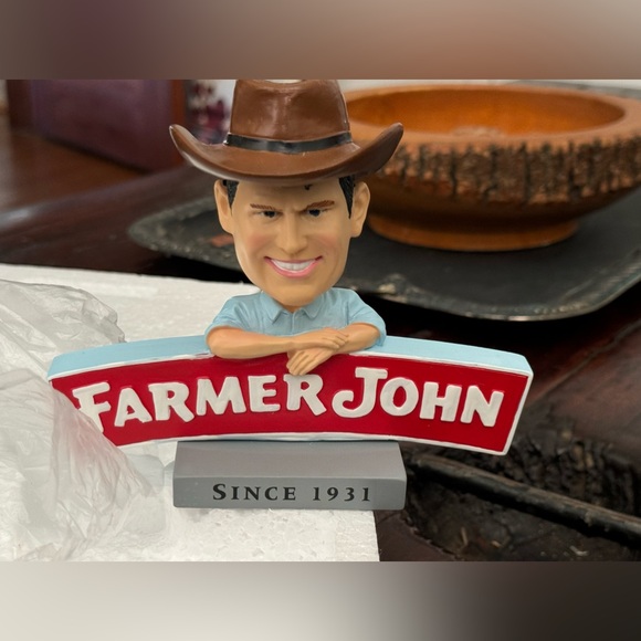 Other - Farmer John Bobblehead Brand New in Box
